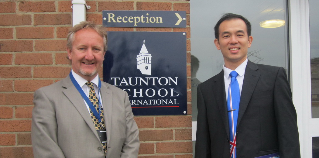 with Mr Gareth at Taunton, UK