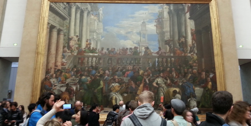The Louvre, the largest museum in the world คนเยอะมากกก....