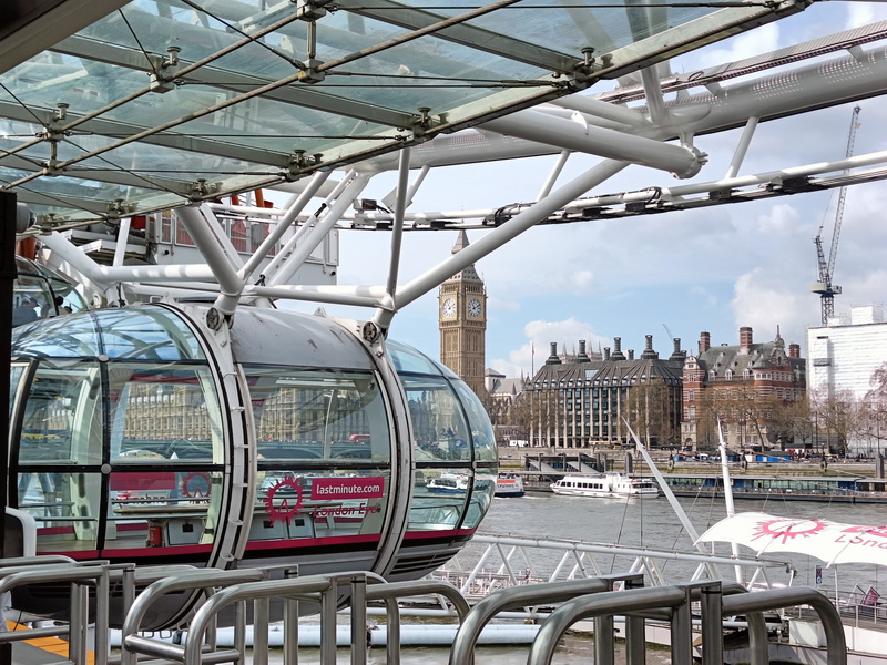 วิวจากบนแคปซูลของ London Eye